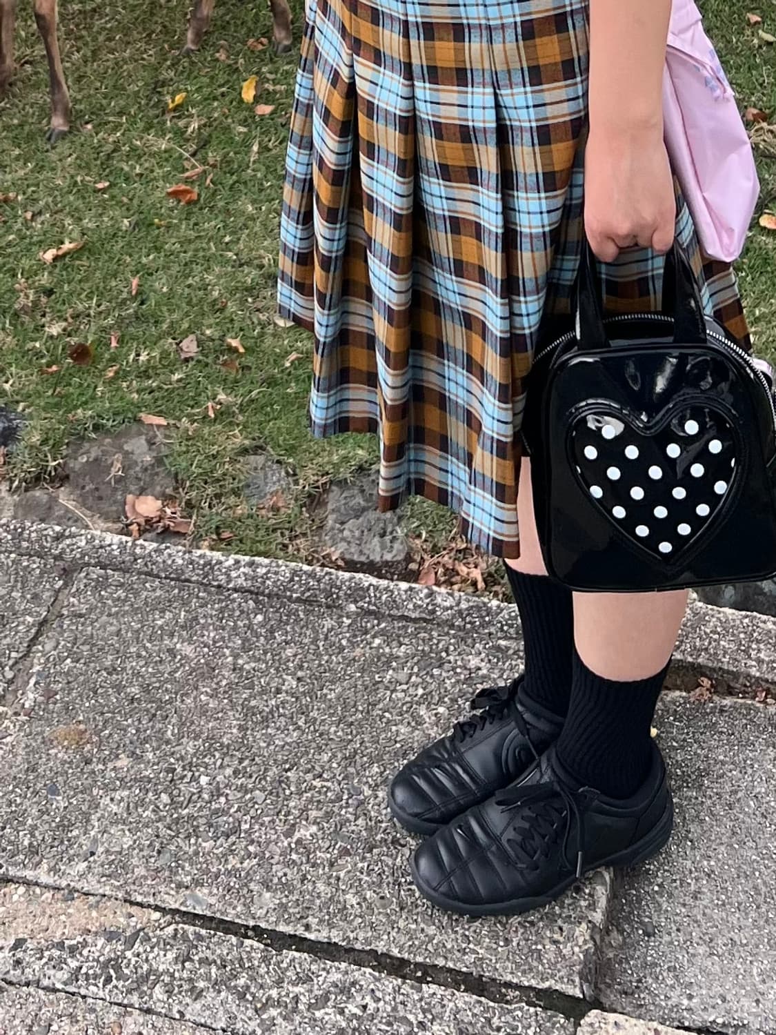 꼼데가르송 걸 하트 에나멜 토트백 상품이미지1