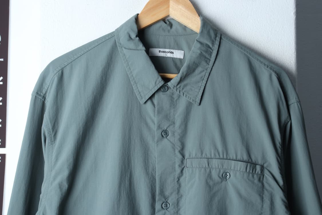 (L-XL) 에잇세컨즈 집업 바람막이 점퍼자켓 셔츠 나일론-H32375 상품이미지3
