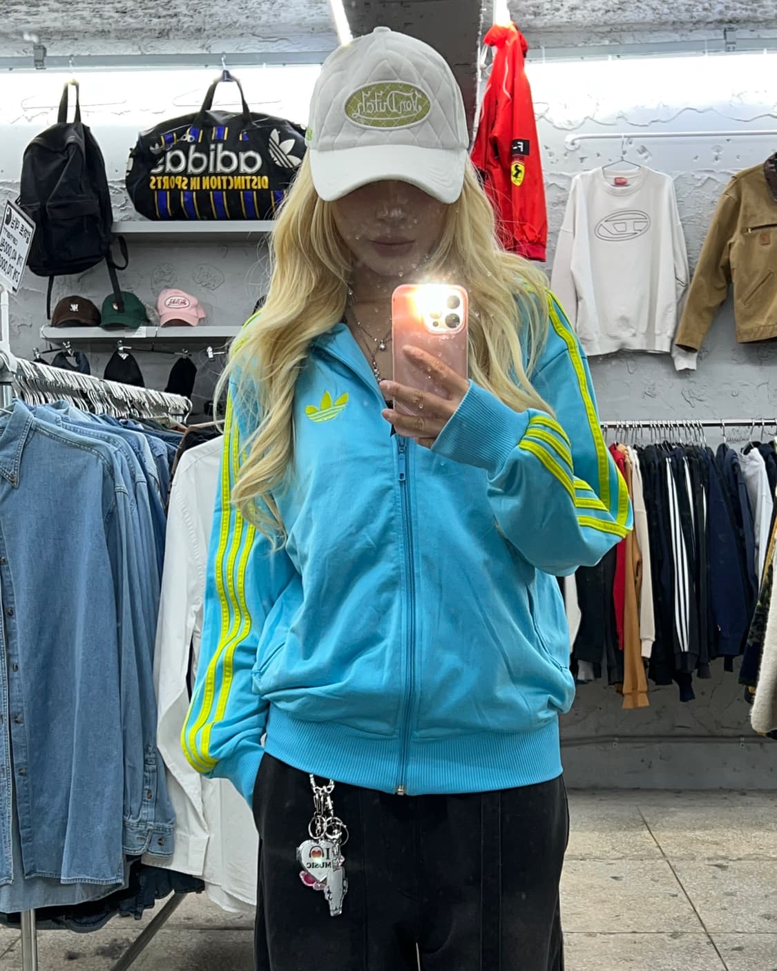 착샷O 아디다스 하늘라임 구파이어버드 져지 90 상품이미지6