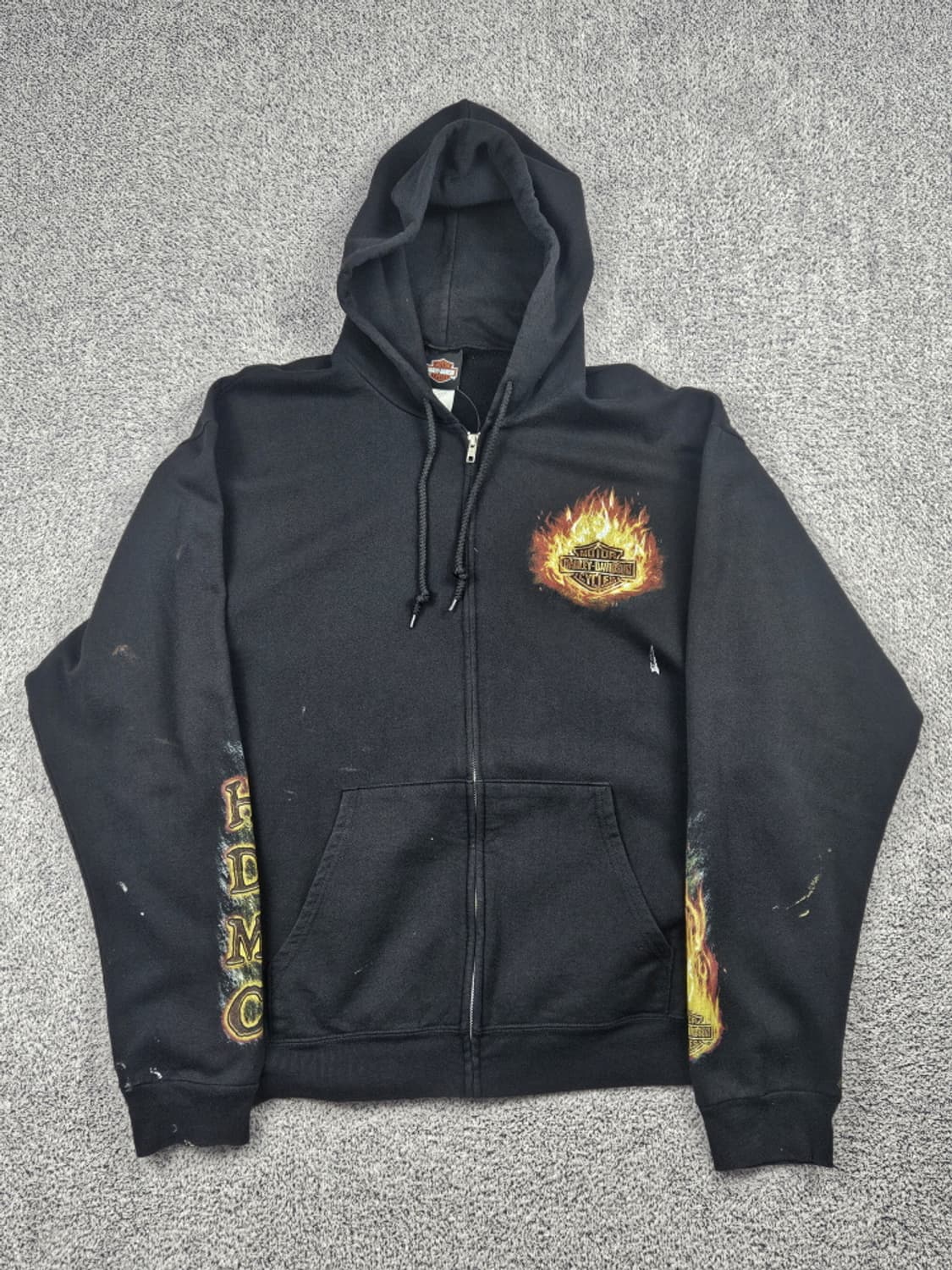 할리데이비슨 스모키마운틴메리빌 플레임 후드집업 ( 2XL )/ 10478 상품이미지3