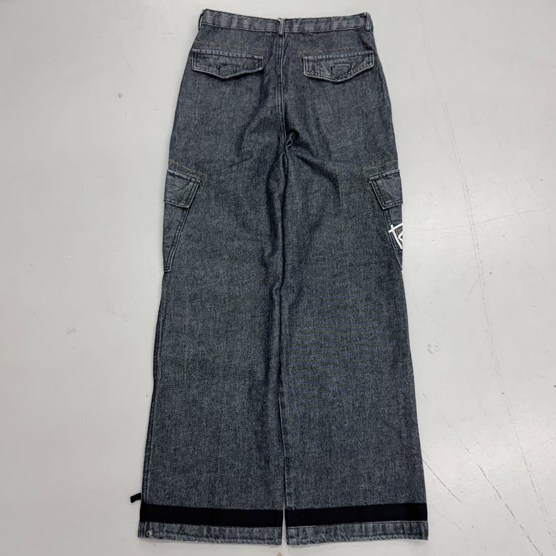 올드스쿨 Y2K 카고 와이드 데님팬츠 상품이미지3