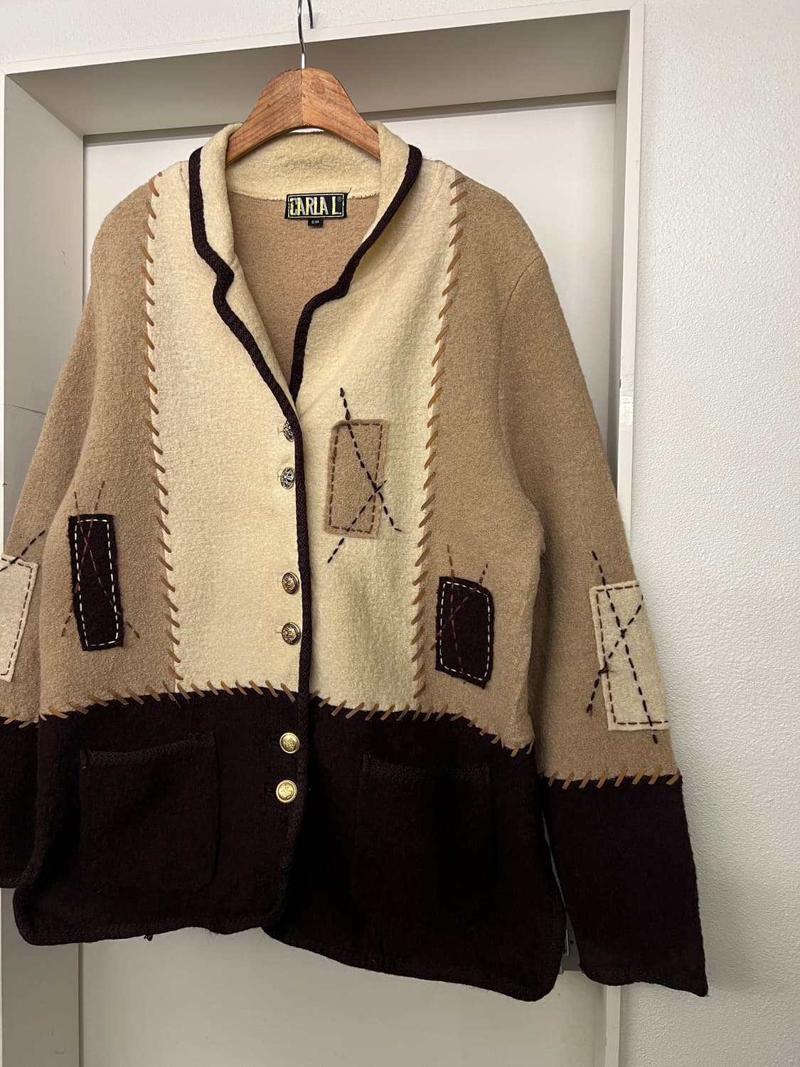 VINTAGE CARLA BOILED WOOL JACKET 보일드울자켓 상품이미지4