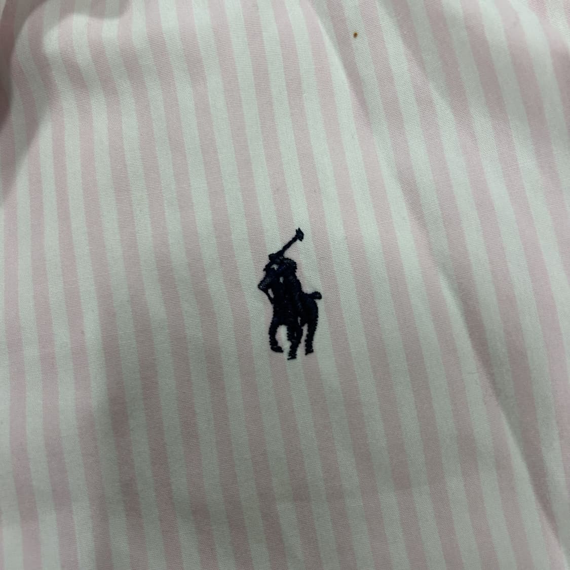 폴로 랄프로렌 핑크 스트라이프 셔츠 s 상품이미지3