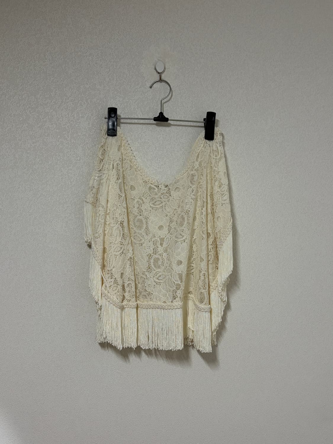 레이스 크로셰 니트 숄 가디건 니혼진 모리걸 상품이미지1