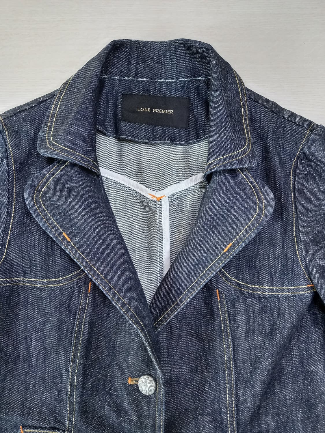 M90 정욱준의 LONE 데님자켓 진청 M-999 상품이미지4