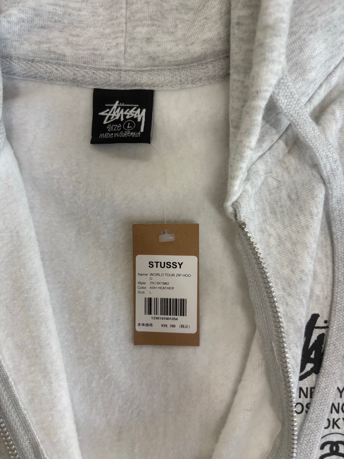 스투시 월드투어 후드집업 상품이미지3