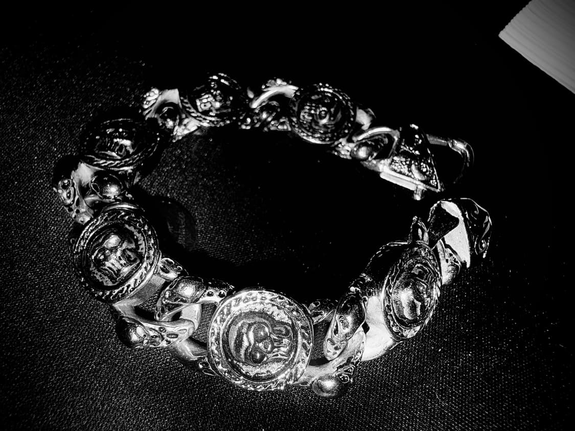 츄바스코 스컬 브레이슬릿 (써지컬) 상품이미지1