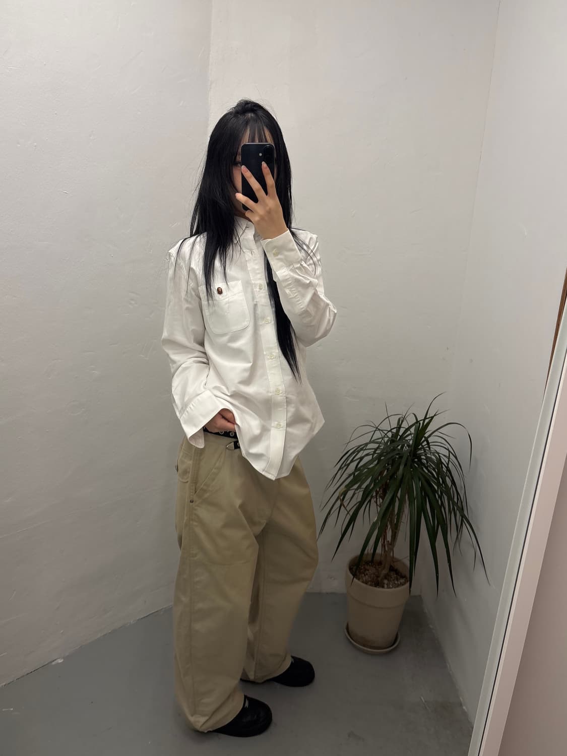 베이프 A BATHING APE Oxford Shirt 상품이미지4