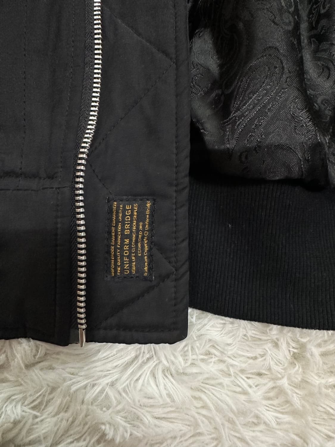 유니폼 브릿지 블랙 항공 점퍼 상품이미지7