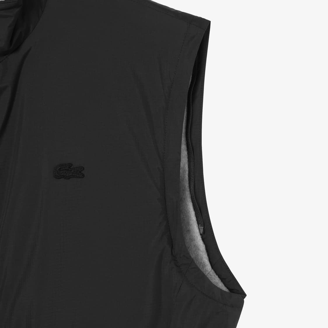 미개봉)동일라코스테 디터쳐블 하이넥 점퍼 바람막이, 베스트 블랙 상품이미지3