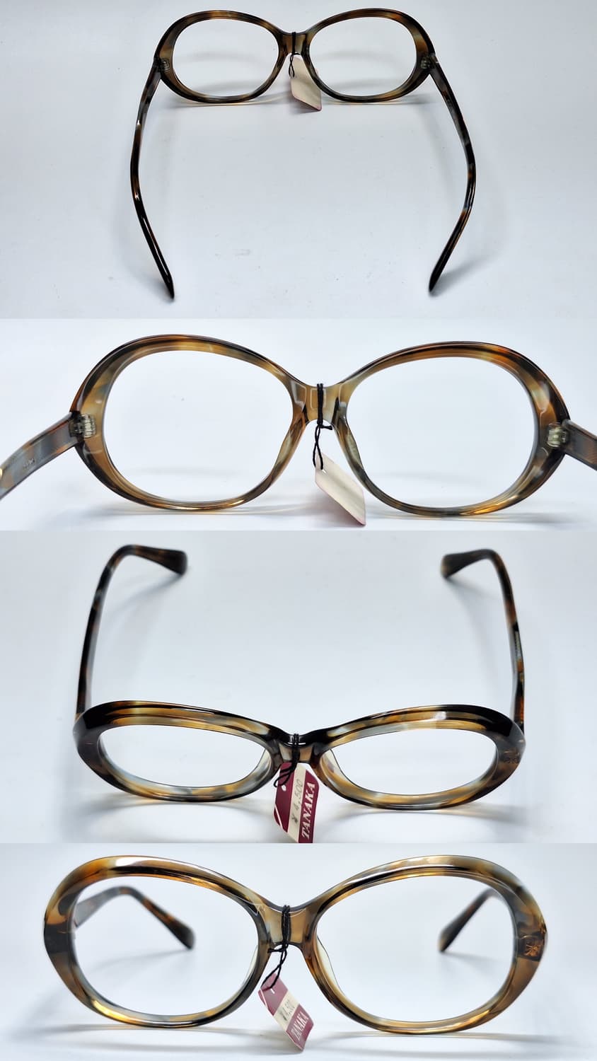 80s 일본 빈티지 데드스톡 미사용/Forest rido 안경테 52mm 상품이미지4