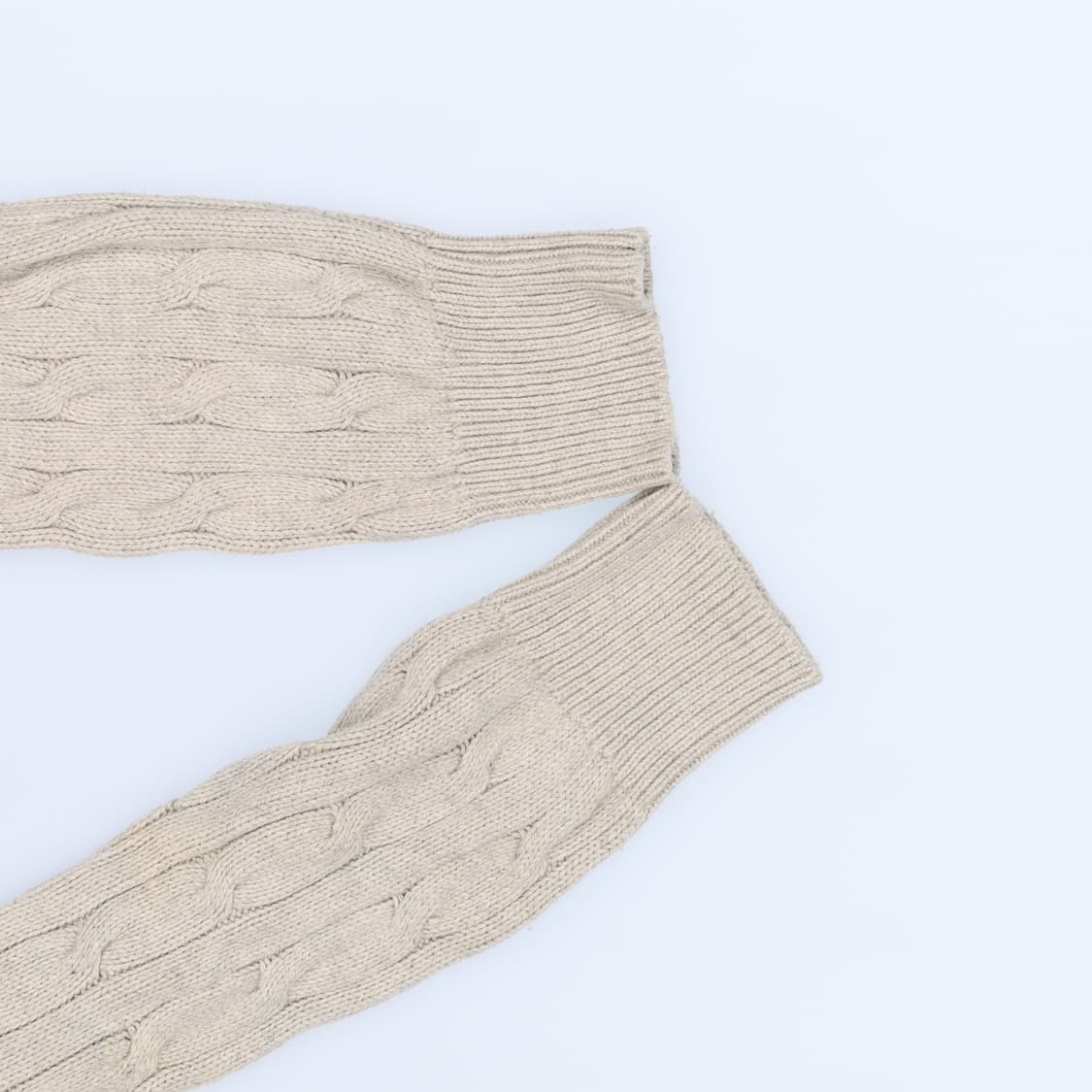 [M] 신형 폴로 랄프로렌 실크 반집업 케이블 니트 스웨터 3834 상품이미지5