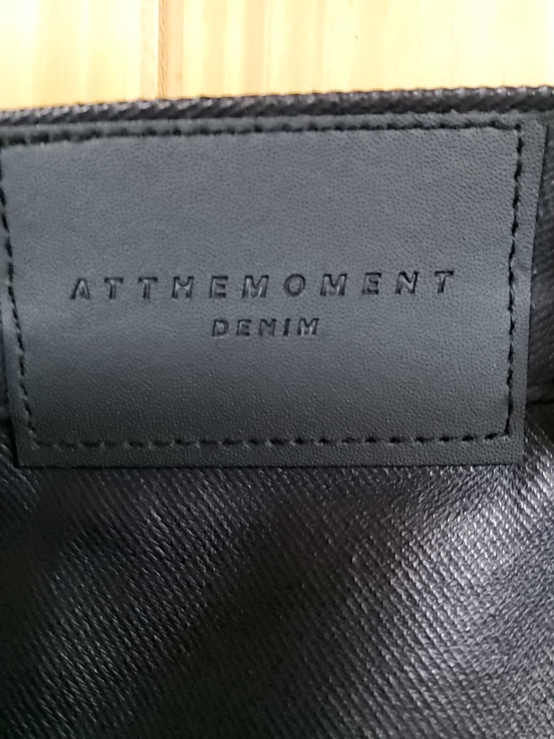 Atthemoment 코티드 블랙진  상품이미지5