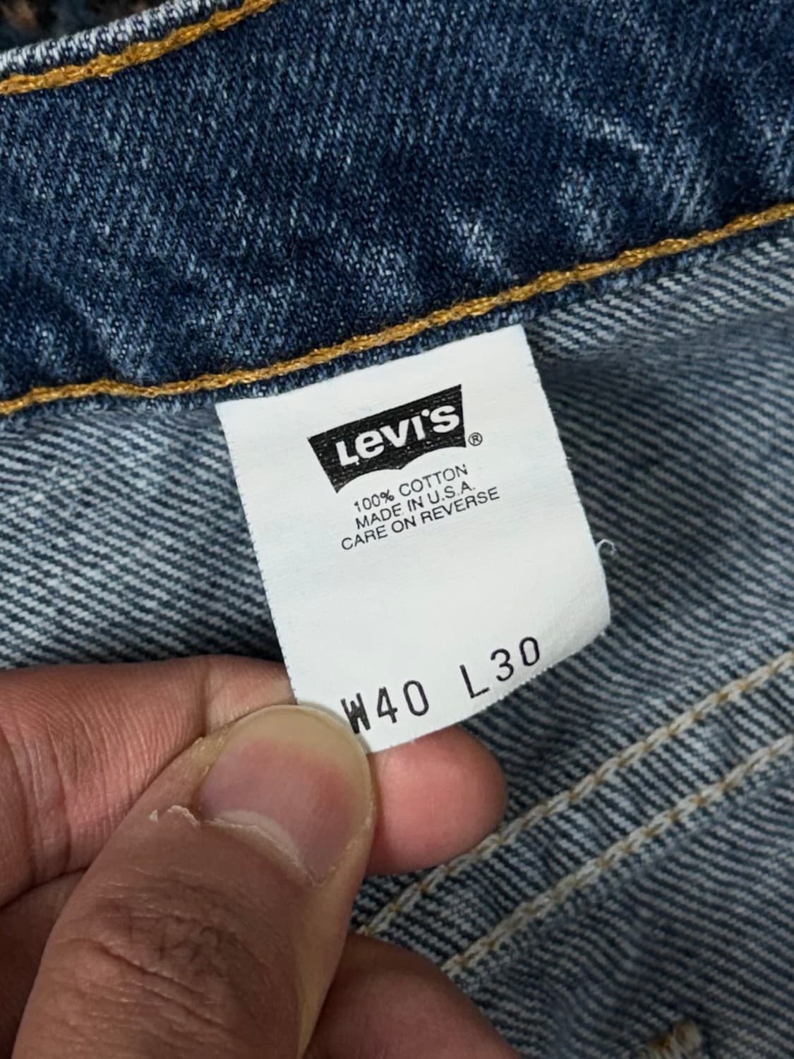 90's USA 빈티지 리바이스 517 오렌지탭 부츠컷 상품이미지9
