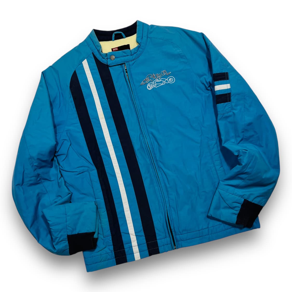 디젤 로드 워리어 빈티지 바이커 집업 자켓 상품이미지2