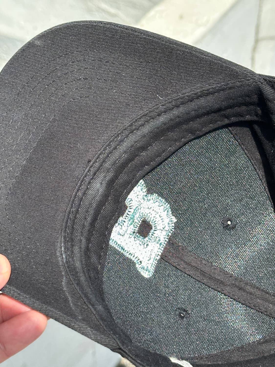 [F] NBA 엔비에이 B로고 블랙 볼캡 모자 상품이미지5