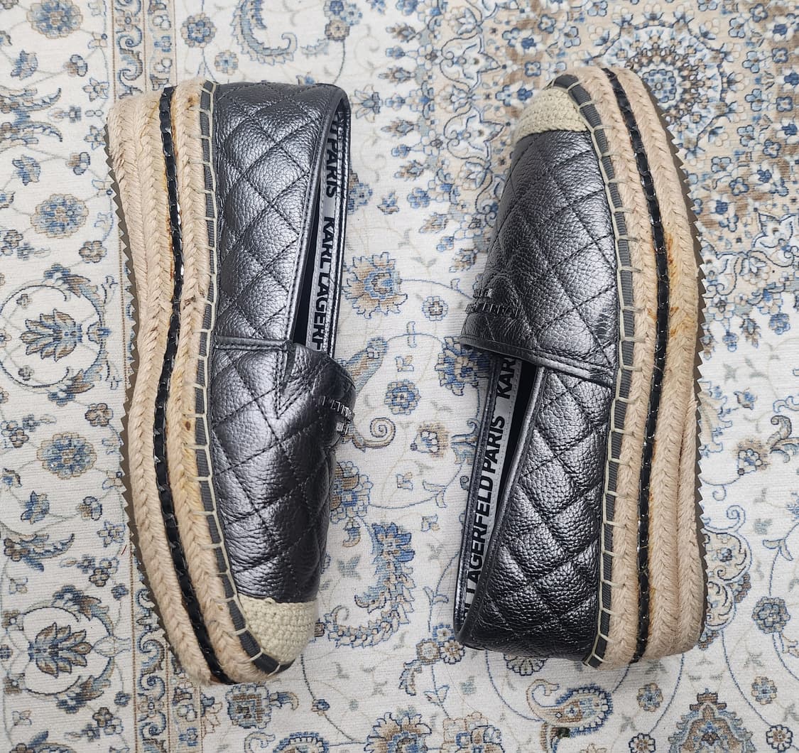칼 라거펠트 에스파드류 슬립온 퀼팅  7.5(245-250mm) 상품이미지6