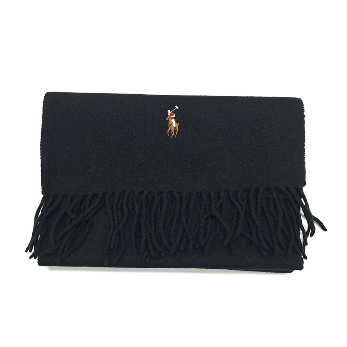 MX182 폴로 랄프로렌 블랙 램스울 목도리 머플러 상품이미지7