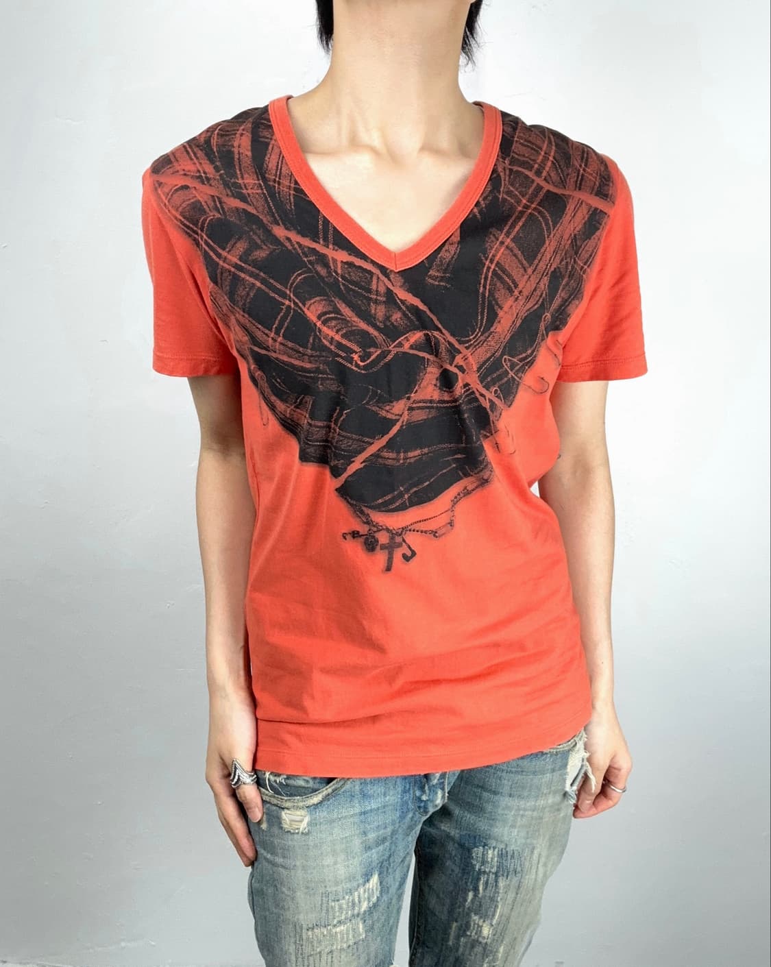 Blackbarrett Trompe L’oeil Scarf Graphic 상품이미지1