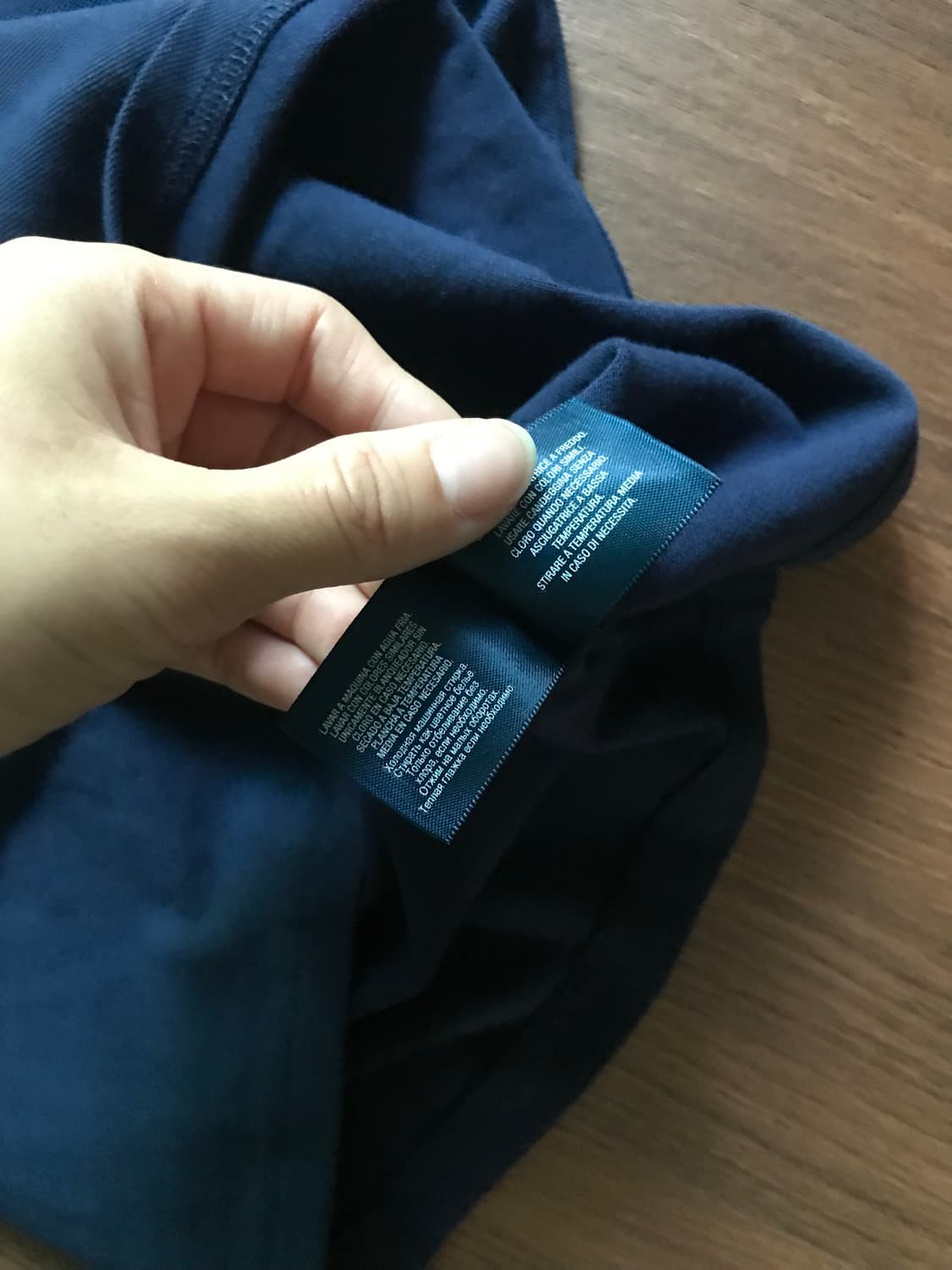폴로 랄프로렌 빅포니로고 네이비 카라티 상품이미지7