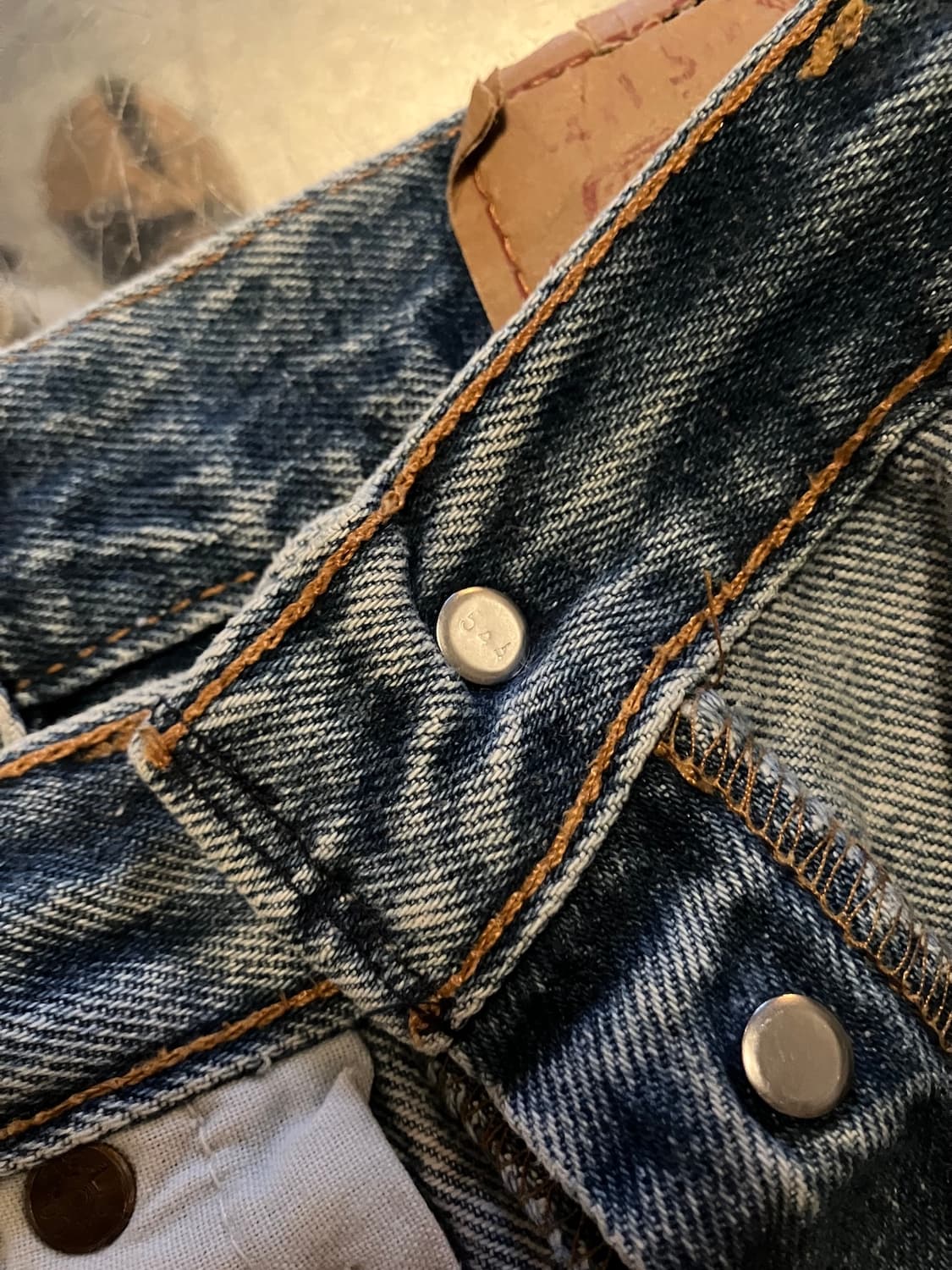 90s USA 빈티지 리바이스 501 데님 팬츠 상품이미지9