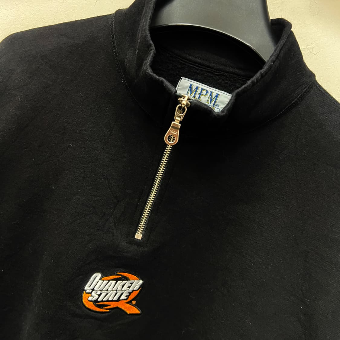 USA 빈티지 MPM 하프 집업 맨투맨 L 상품이미지3