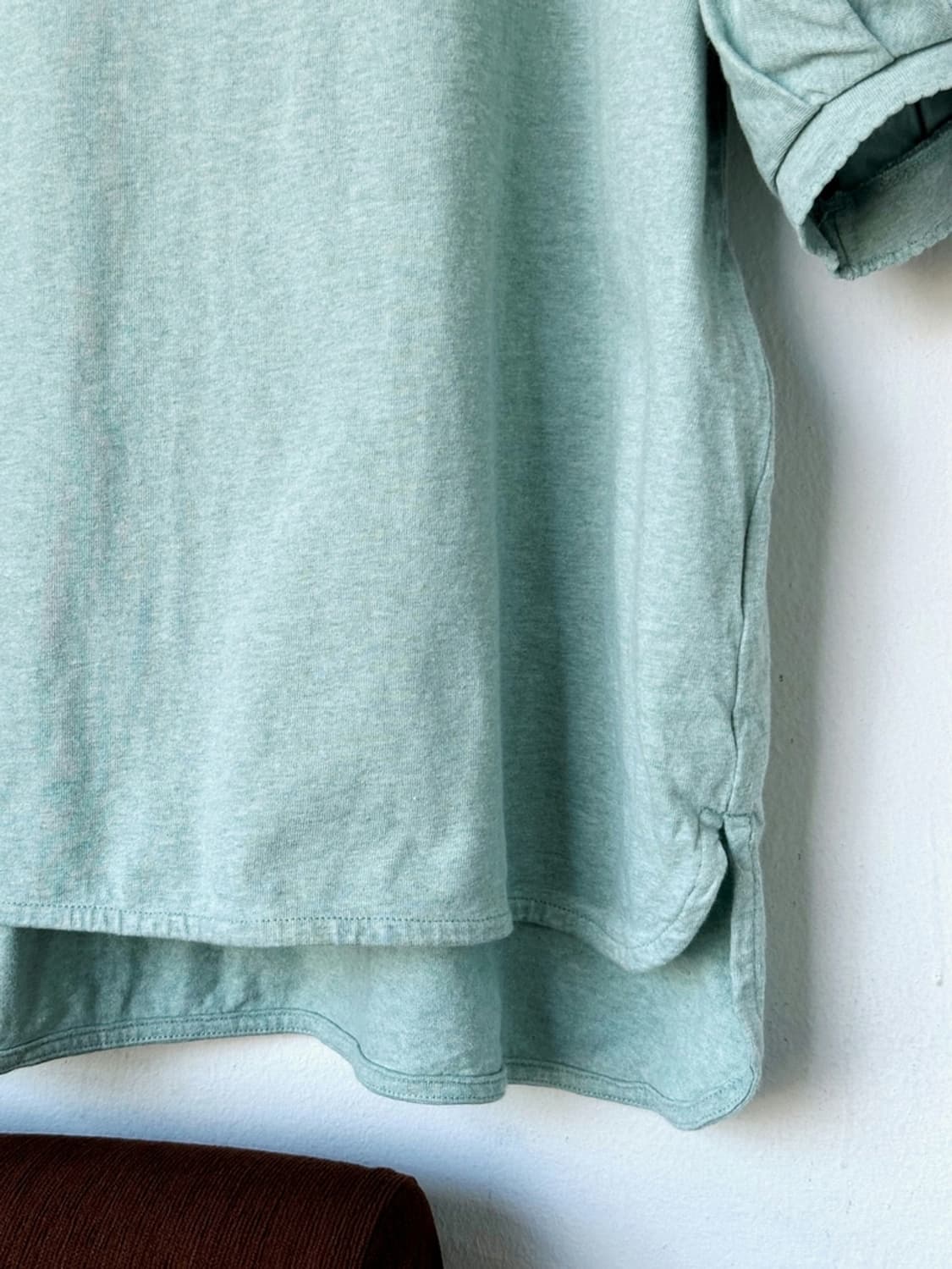 Cotton puff sleeve design pullover top 상품이미지3