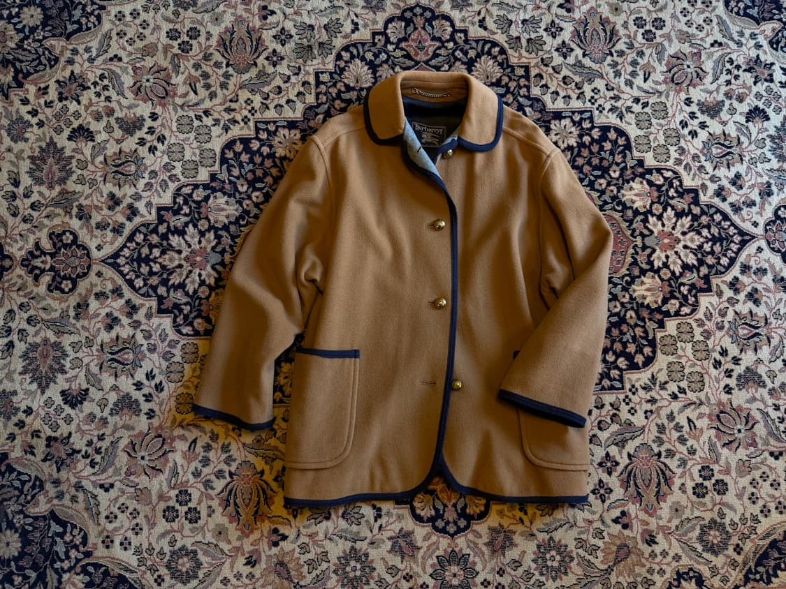 버버리 금장 케이프 자켓 100 상품이미지3