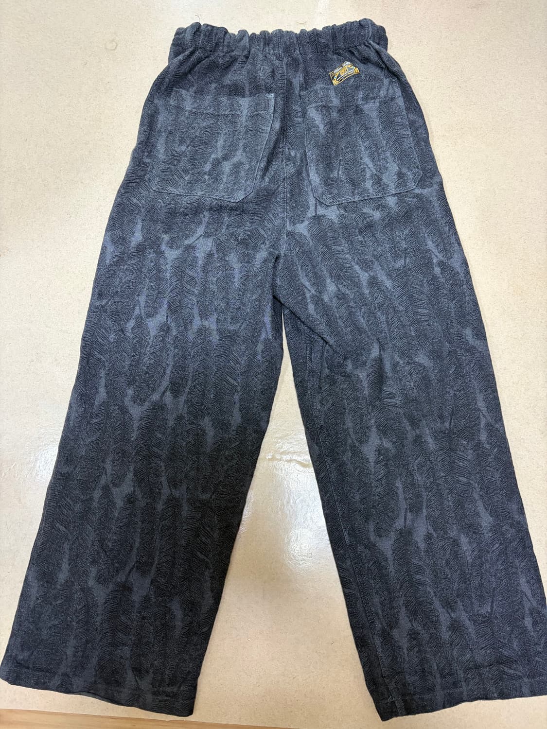 캐피탈 맥파이 데님 배기팬츠 블랙 3사이즈 상품이미지3