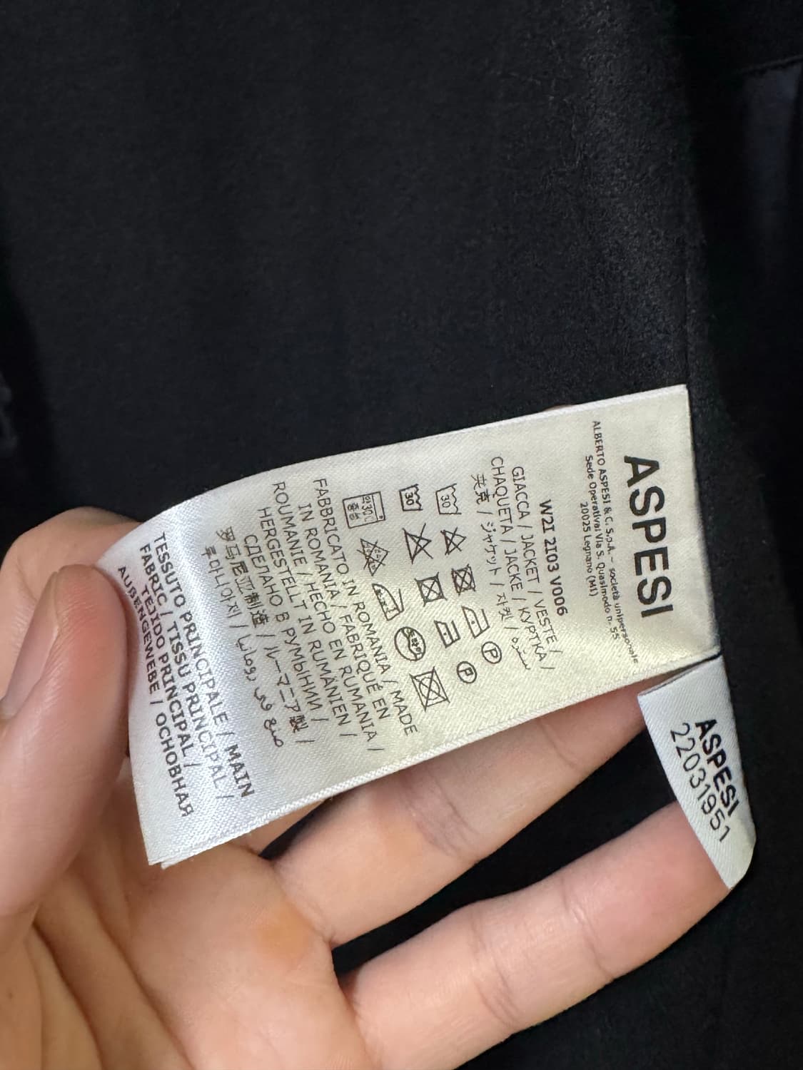아스페시 패디드 자켓 상품이미지4