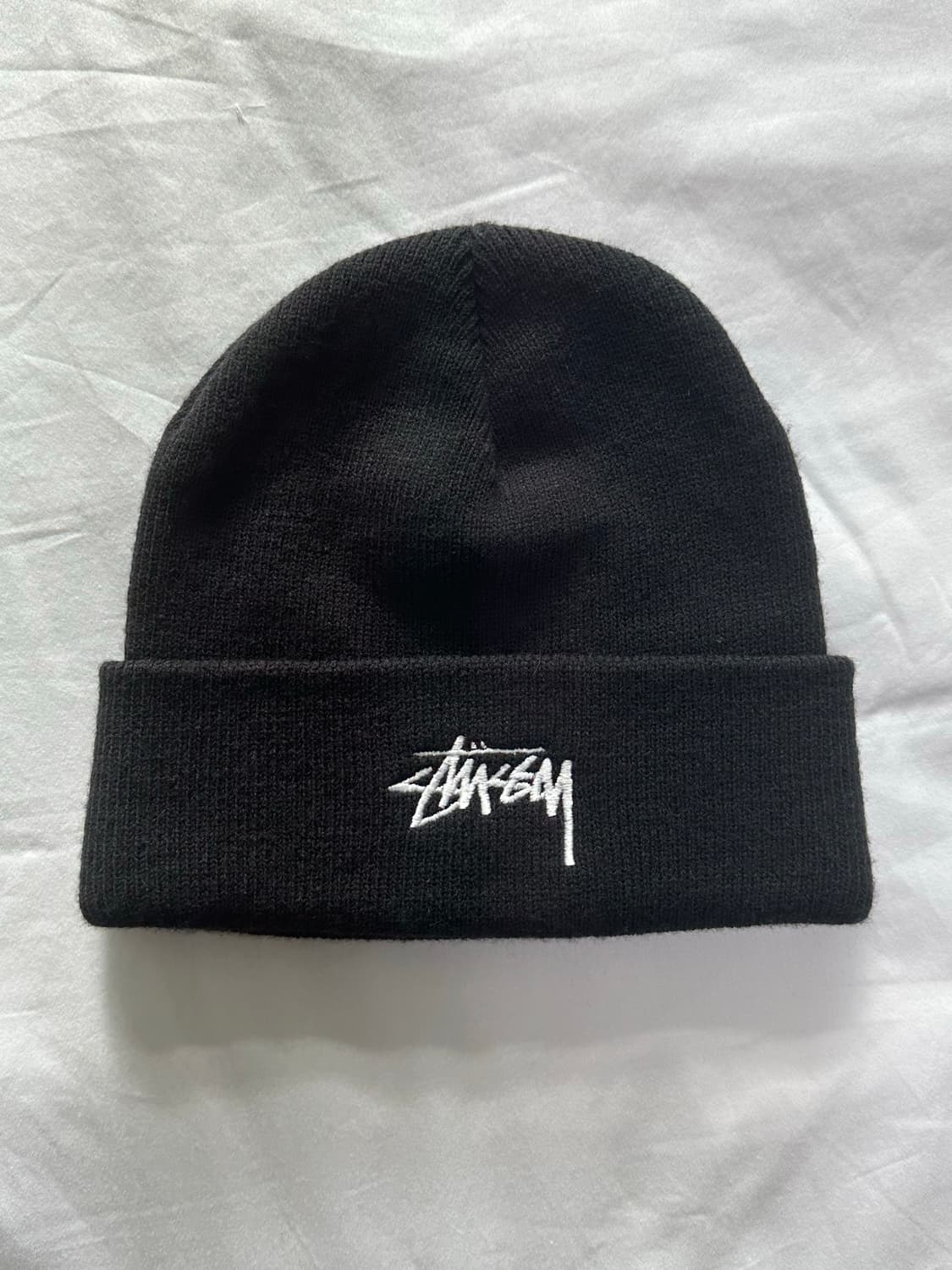 스투시 스탁 커프 비니 (블랙) 상품이미지1