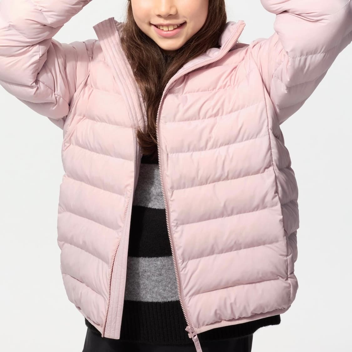 유니클로 키즈 퍼프테크 핑크 140 상품이미지3