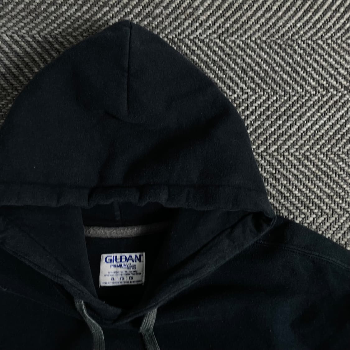 길단 USA 헤비 코튼 박시핏 미니멀 후드 티셔츠y 3184 상품이미지6