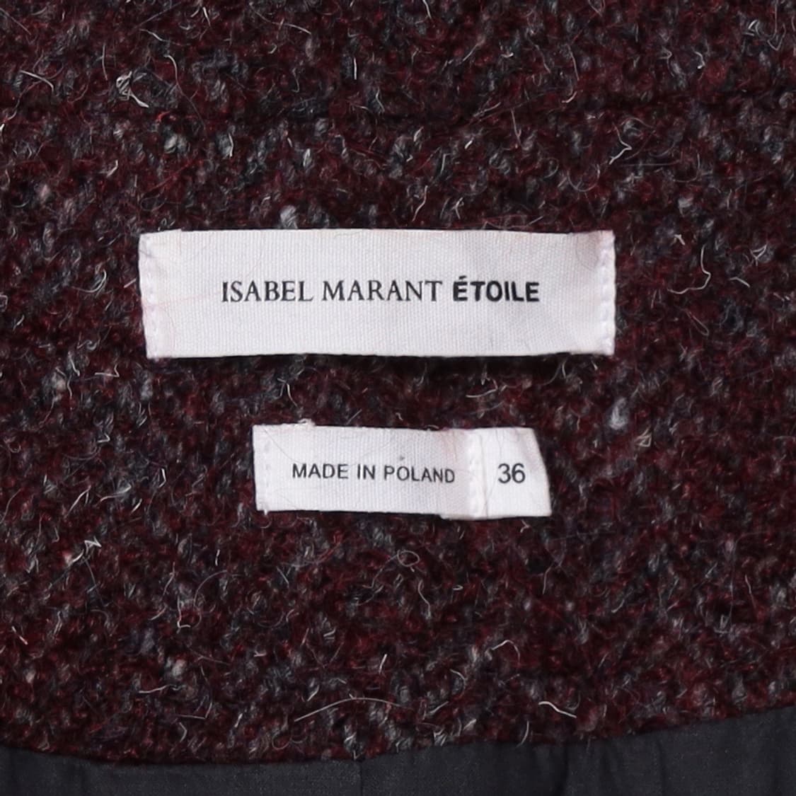 ISABEL MARANT 헤링본 빅카라 코트   상품이미지8