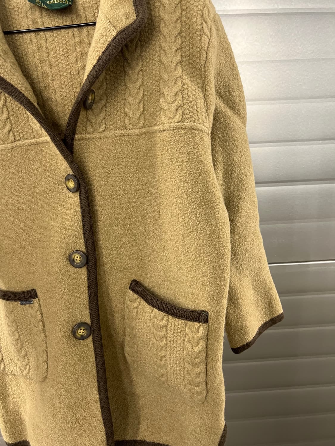 Blauenbock 이태리 울 후드 모직 코트 46 상품이미지4