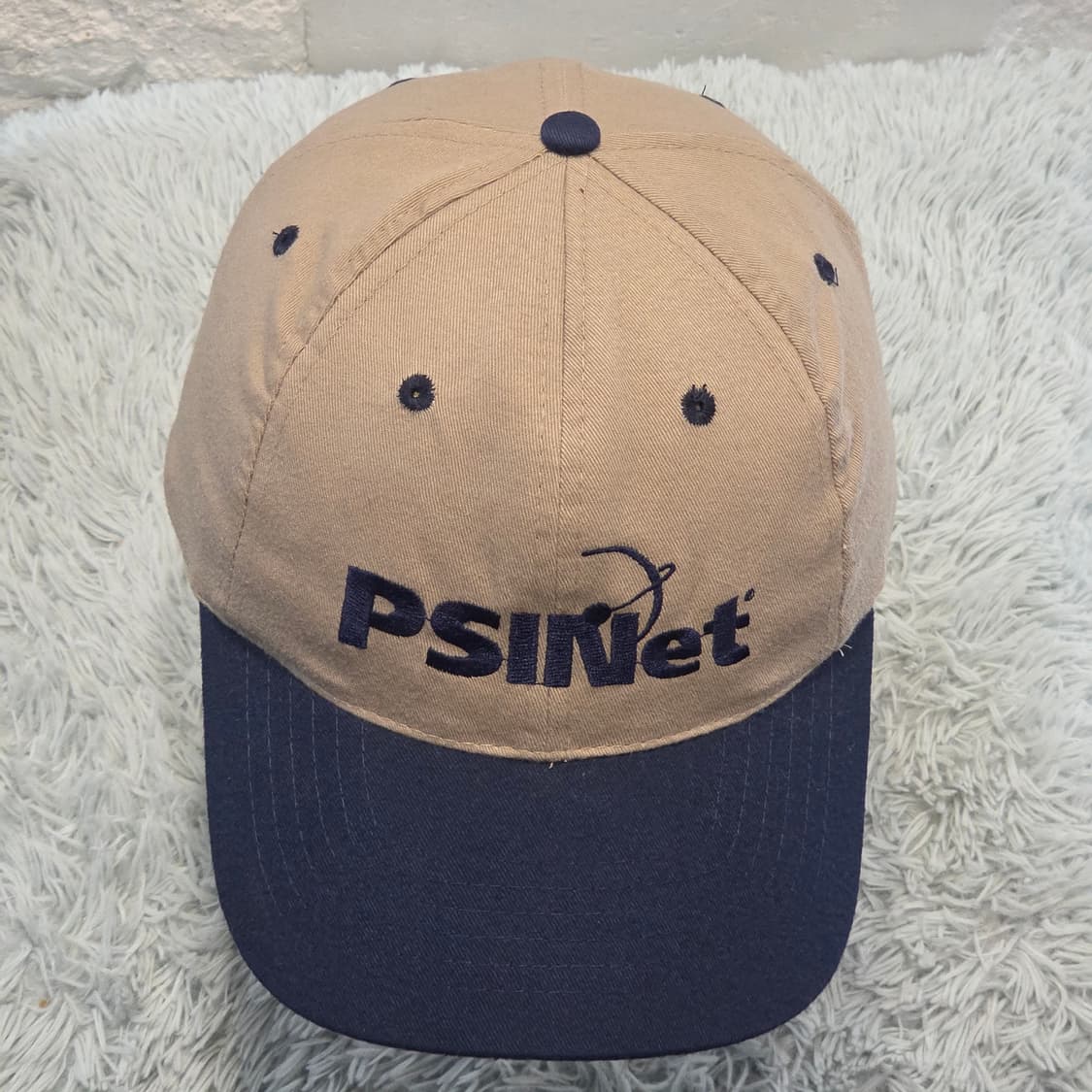 p5-9:PSINet 베이지 네이비 볼캡(56-59 상품이미지1