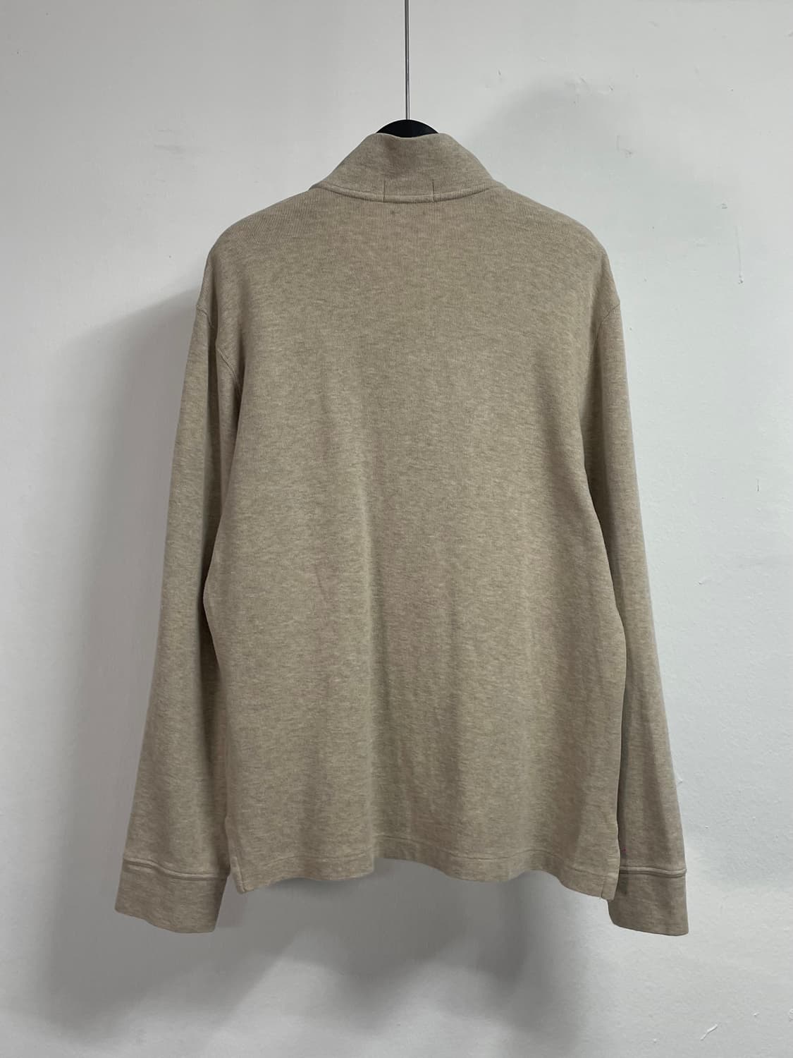 폴로 랄프로렌 오트밀 베이지 반집업 맨투맨 (on.480) 상품이미지3