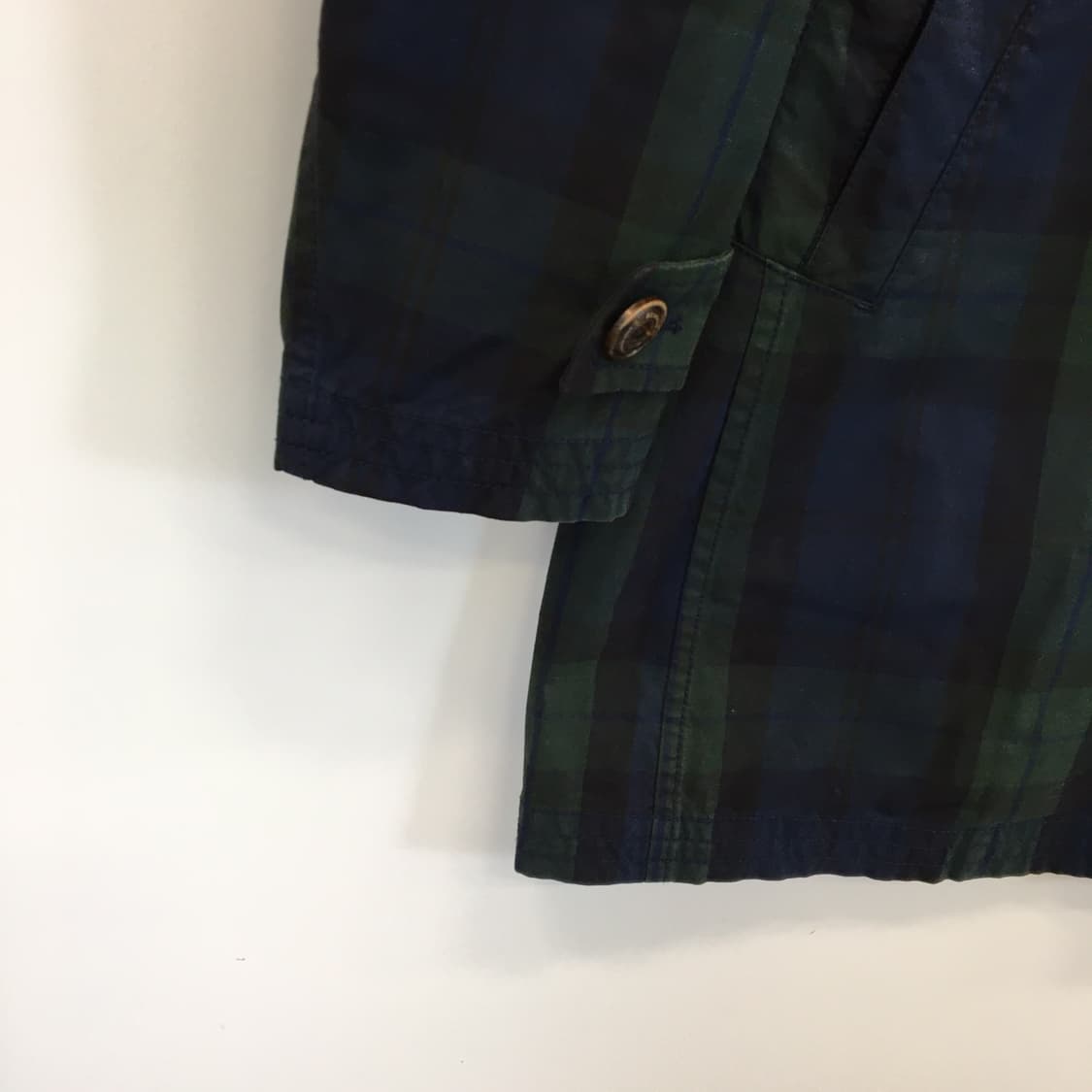 빈폴 블랙와치 타탄체크 트렌치코트 95  상품이미지2