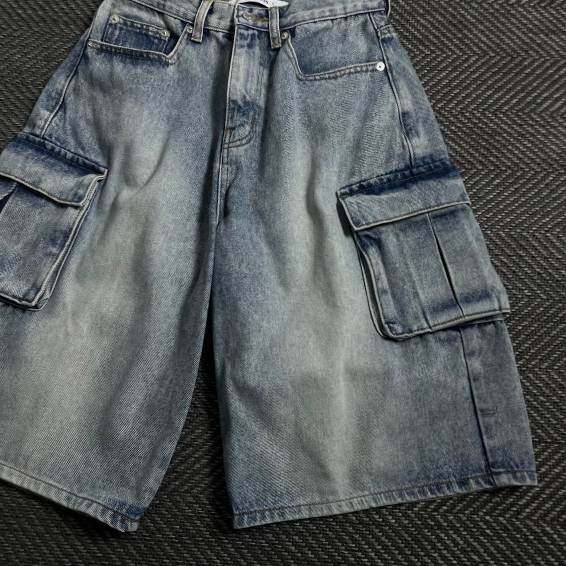 어반드레스 멀티포켓 데님 카고 버뮤다 팬츠y 4395 상품이미지3