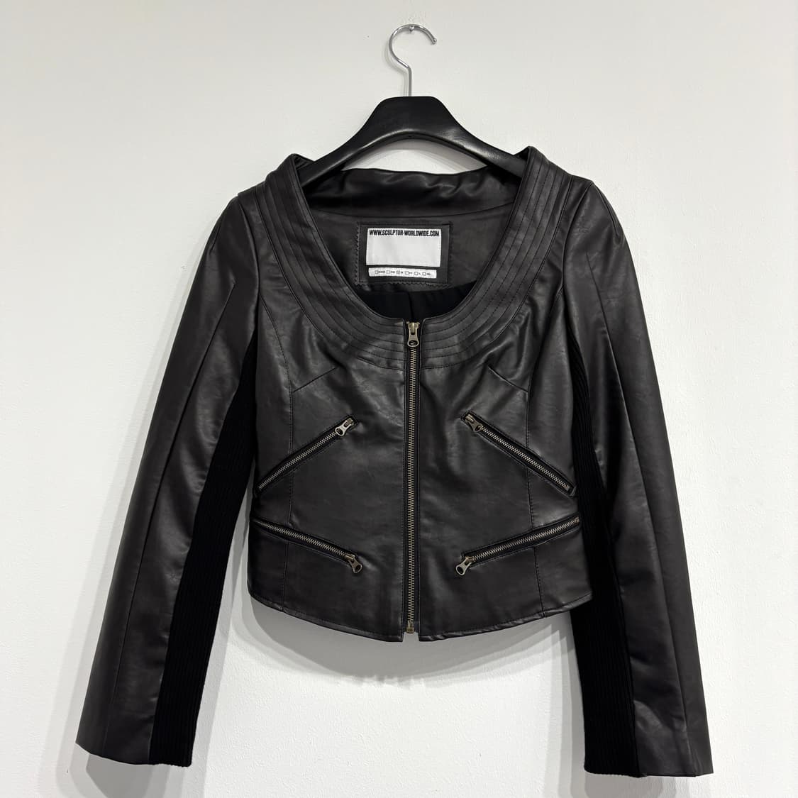 SCULPTOR 스컬프터 레더 자켓 상품이미지1
