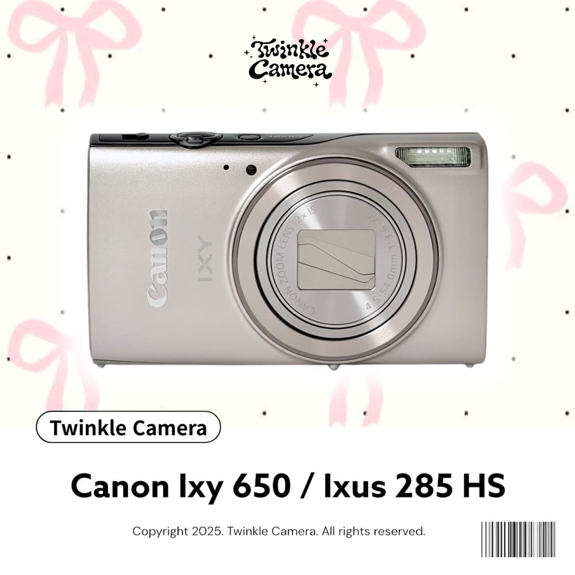 (윈터디카💗) Canon ixy 캐논 익시 650 (익서스 285HS) 상품이미지1