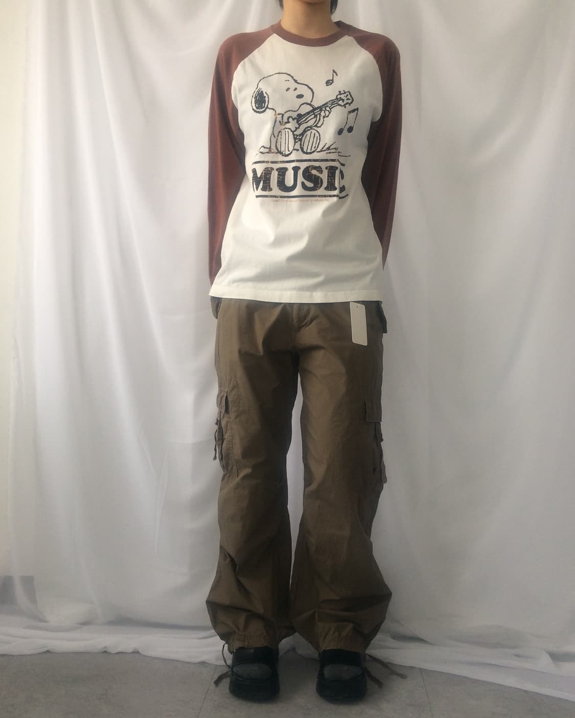 Snoopy printing raglan sleeve 상품이미지6