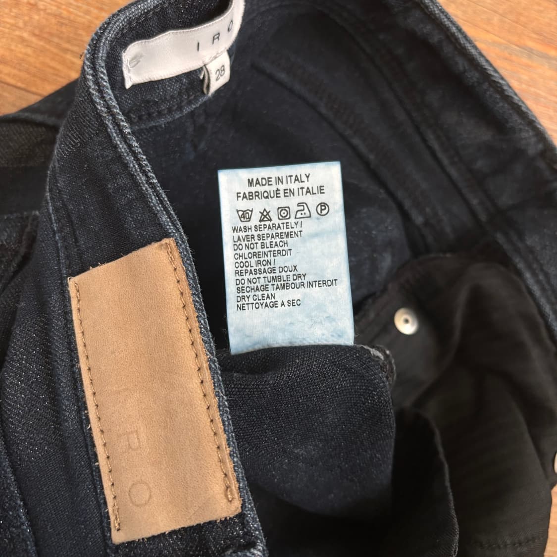 IRO 이로 메탈릭 스트라이프 28 슬림 스키니진 드레이크 이태리 상품이미지6