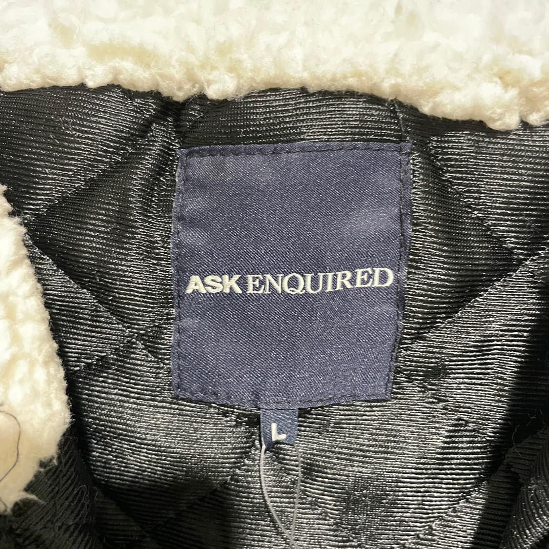 Ask enquired 니트집업 상품이미지3