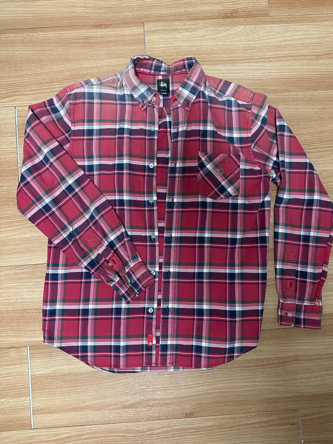 올드스투시 체크셔츠 상품이미지1