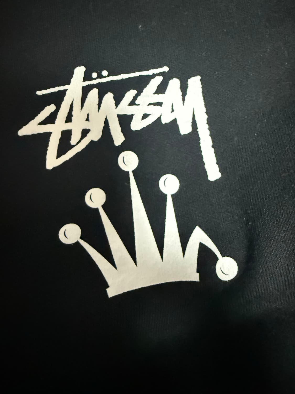 스투시 크라운 후드 블랙 m 상품이미지3