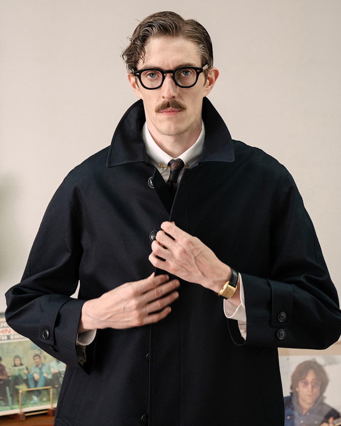 (새제품)부기홀리데이 10 MAC COAT(NAVY) M사이즈 상품이미지1