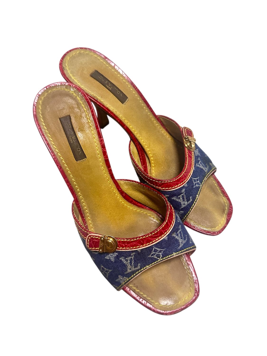 루이비통y2k 갸루 데님 힐 상품이미지1