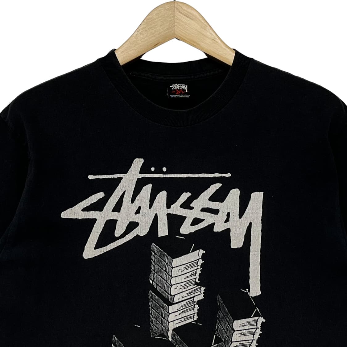 스투시 00s 올드스쿨 knowledge 반팔 티셔츠 상품이미지4