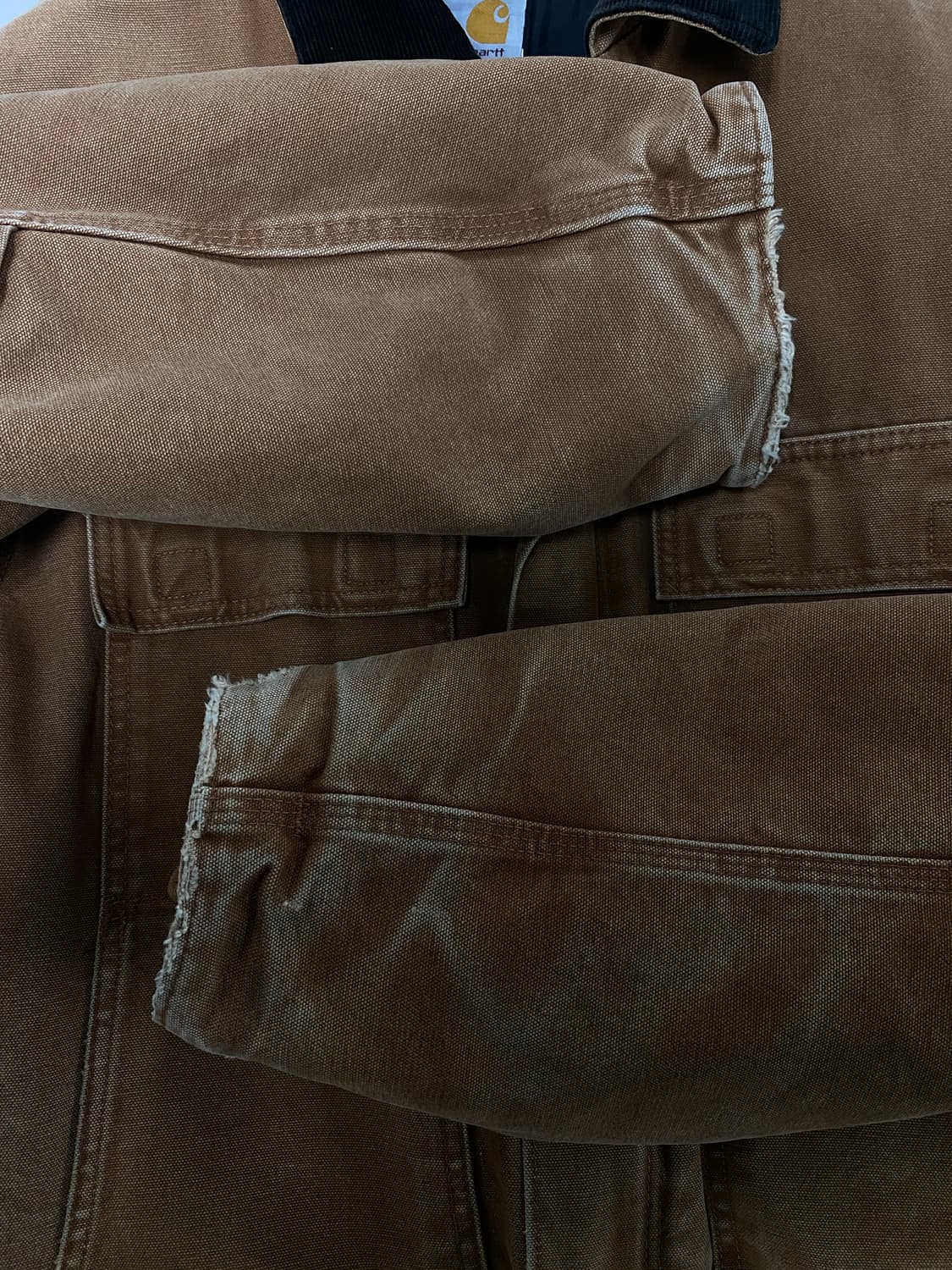 칼하트 C26 트레디셔널 카멜 누빔 워크자켓  L-XL 상품이미지8